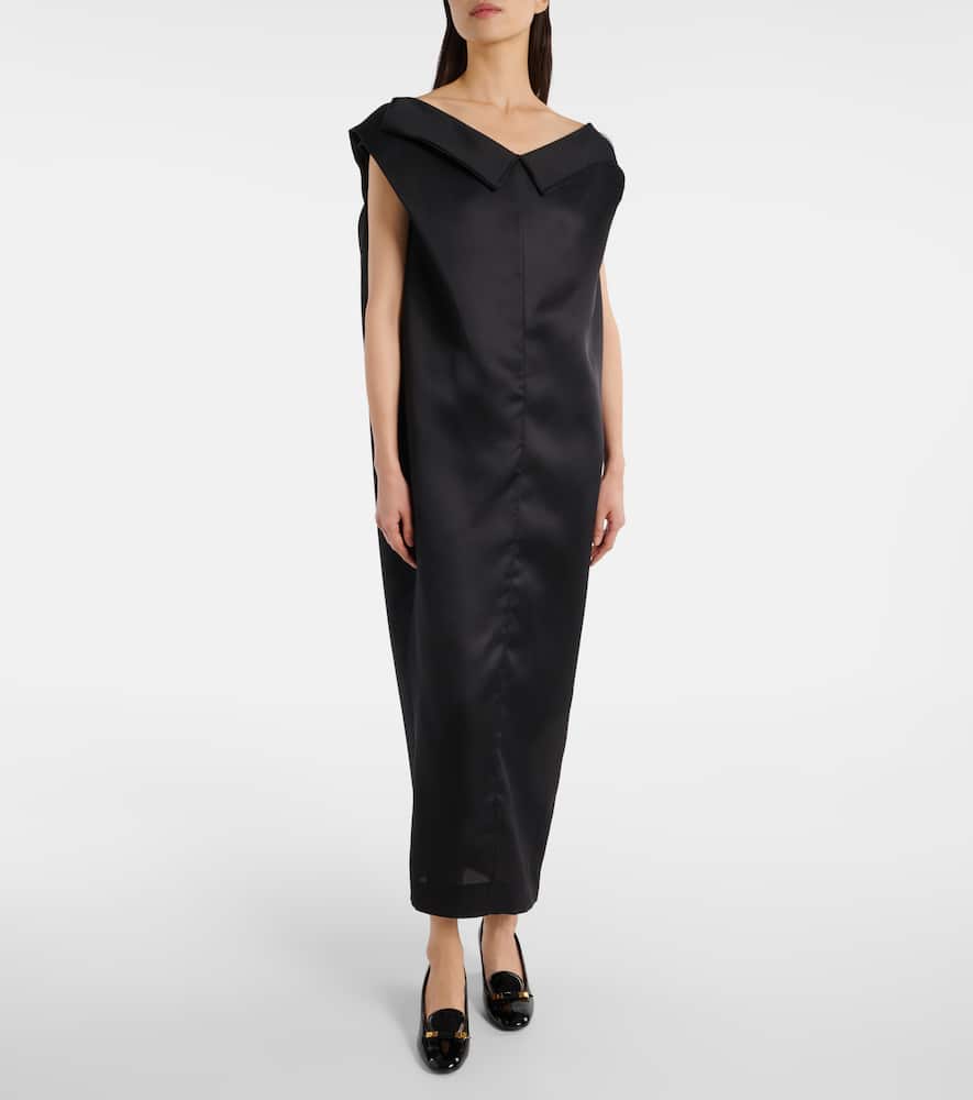 Selwyn silk gazar maxi dress