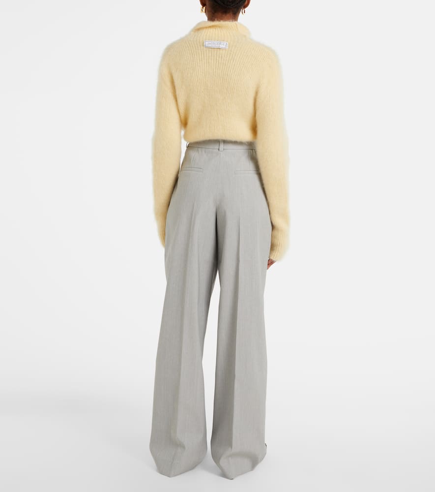 Curzio mid-rise jersey wide-leg pants