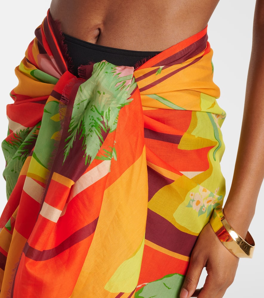 Alémais Palm Island cotton beach cover-up