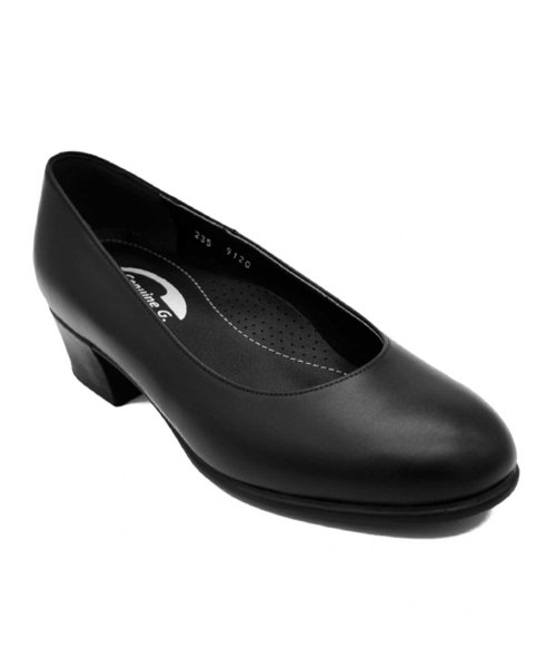 9120 Calfskin Handmade Pumps Heel 4cm
