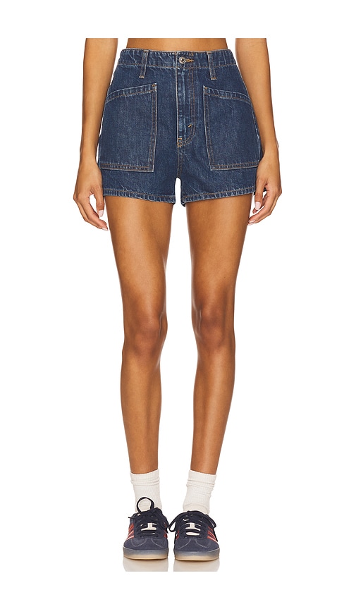 RE/DONE The Bender Short in Blue.  32. Also in 23, 24, 25, 26, 27, 28, 29