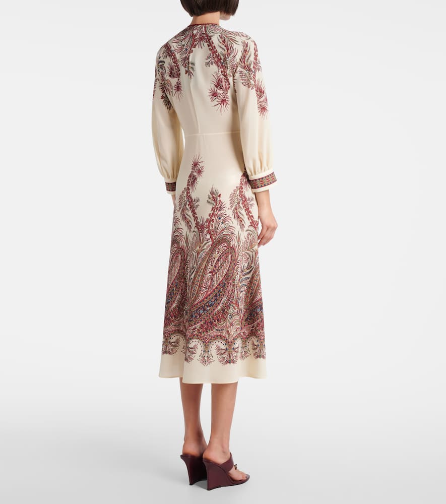 Paisley shirt dress