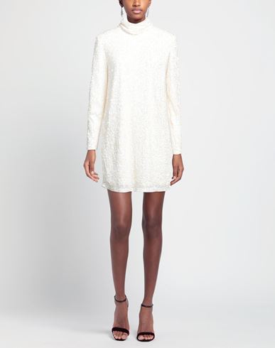 Woman Mini dress White Size 6 Polyester