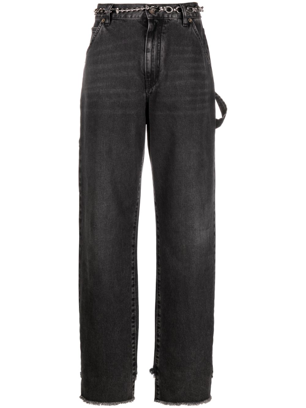 Wide-leg carpenter jeans - Black