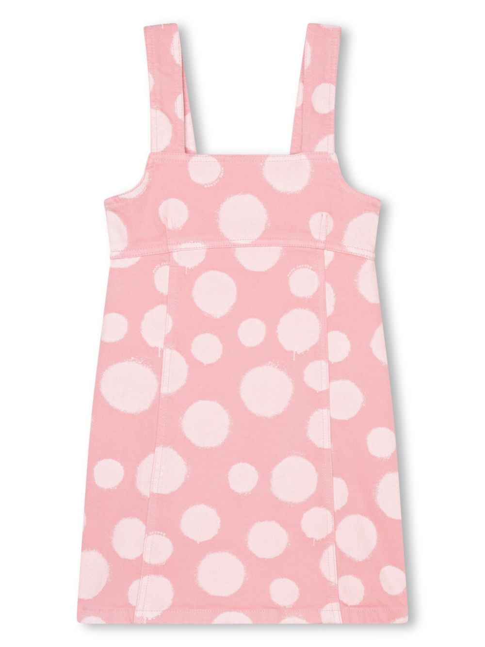 Polka-dot print cotton dress - Pink