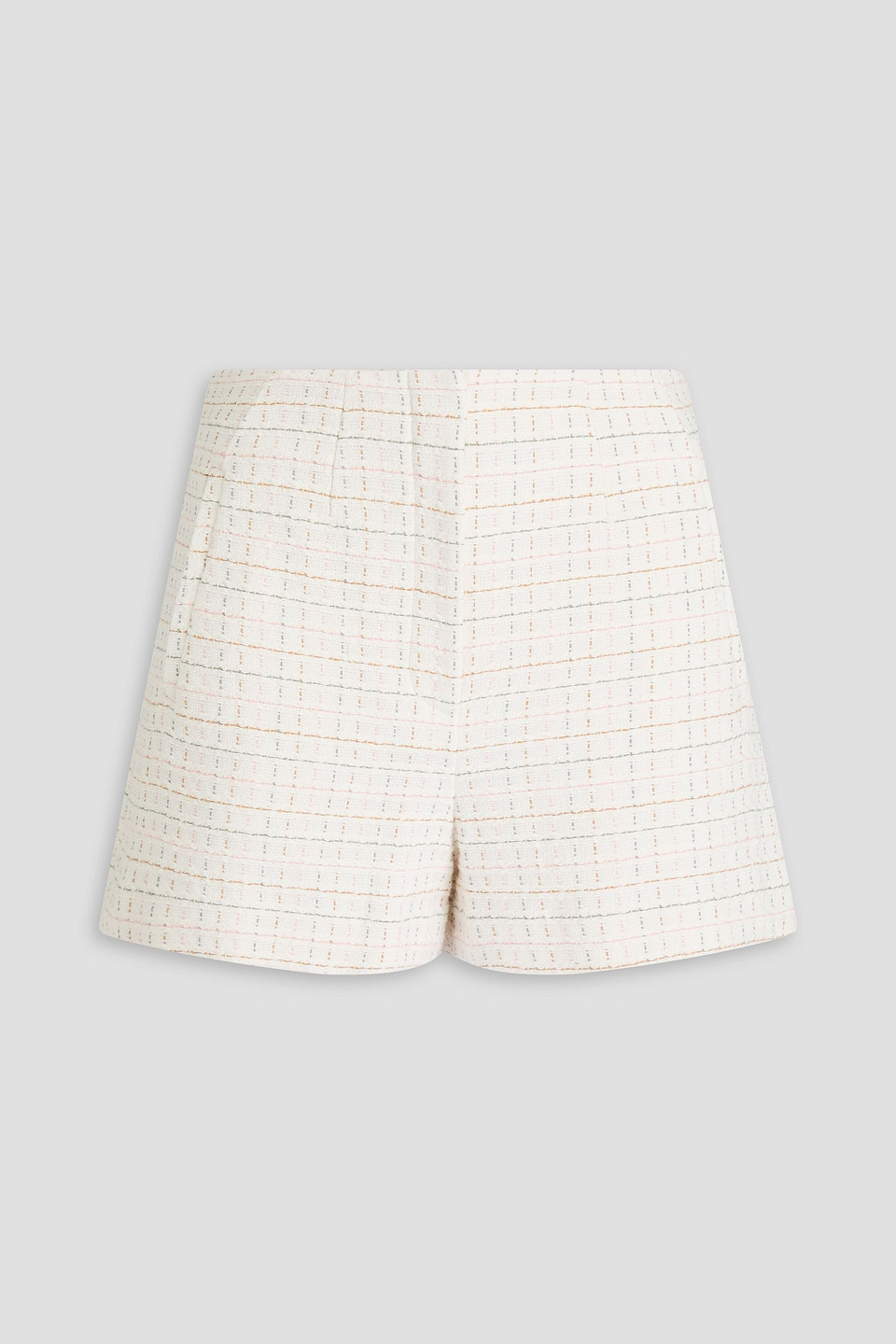 Veronica Beard - Jazmin cotton-tweed shorts - White - US 10