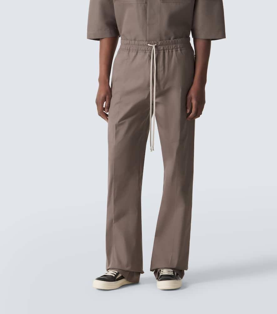 Dietrich cotton-blend straight pants