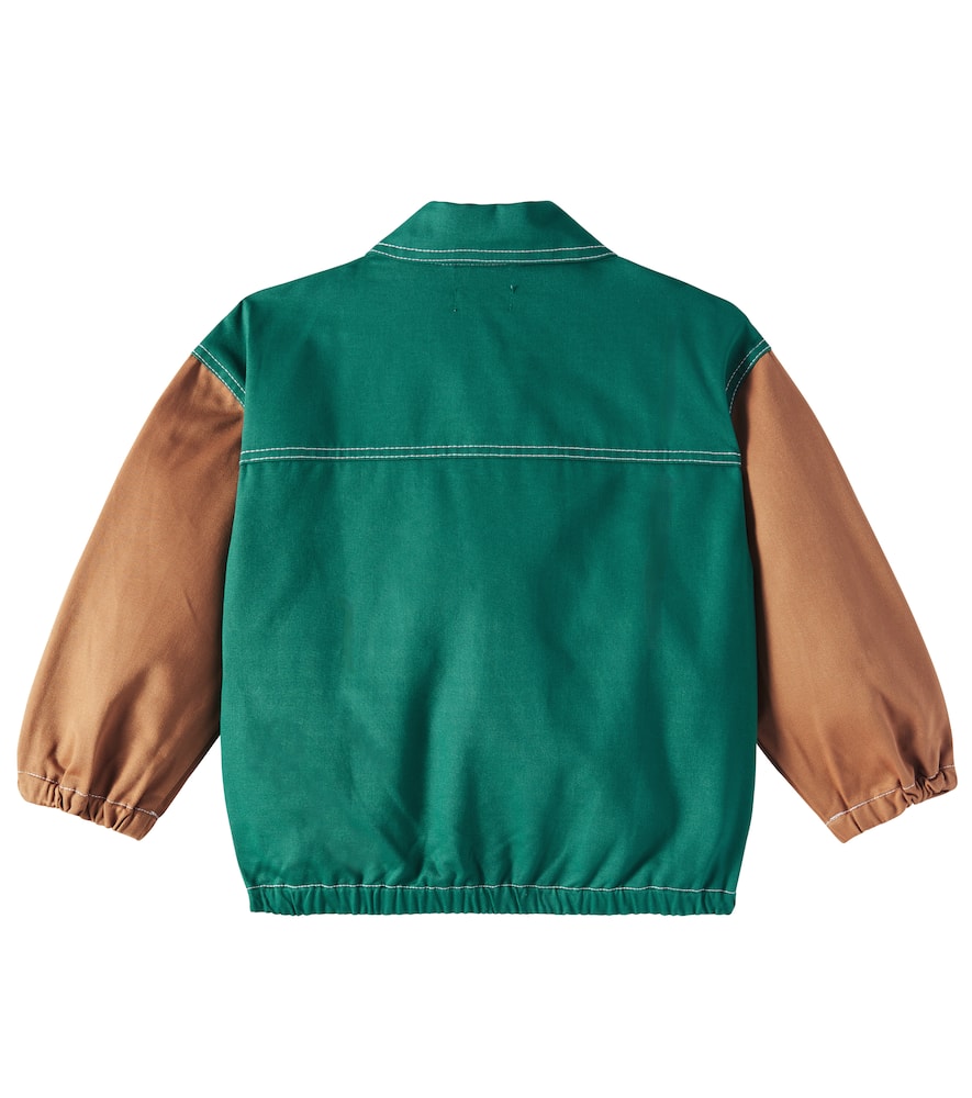 Tinycottons Colorblocked cotton twill jacket