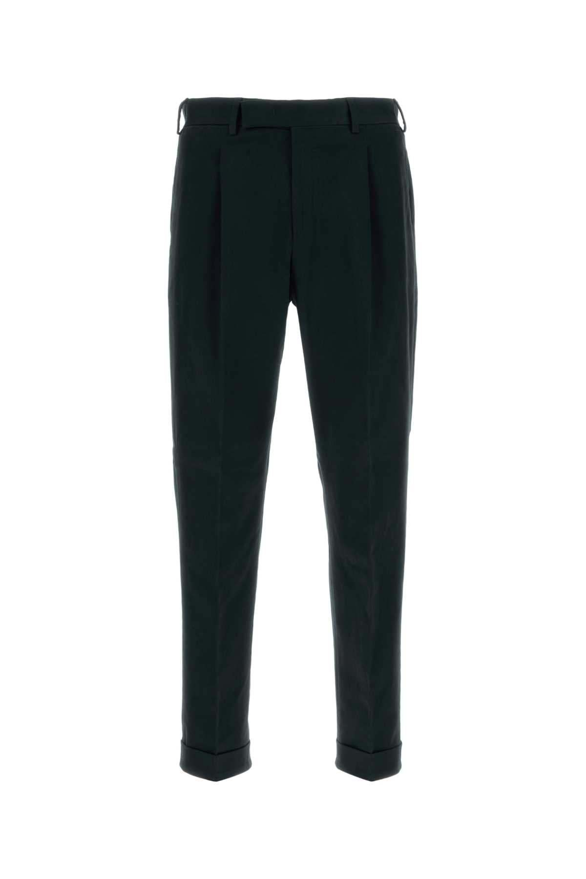 Pleat Trousers — Black
