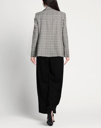 Woman Blazer Grey Size 12 Polyester, Viscose, Elastane