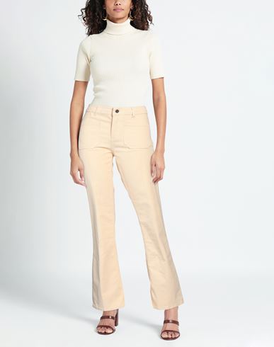 Woman Pants Beige