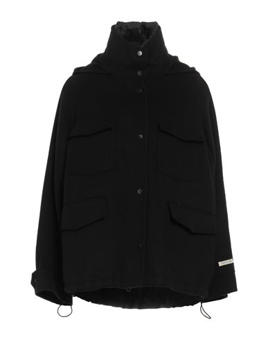 Paltò Woman Coat Black Size 10 Wool, Polyester
