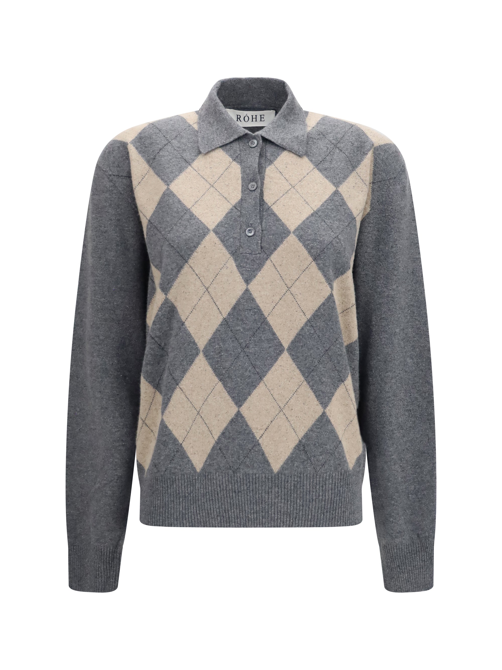 Ballantyne Argyle Shirt — Gray