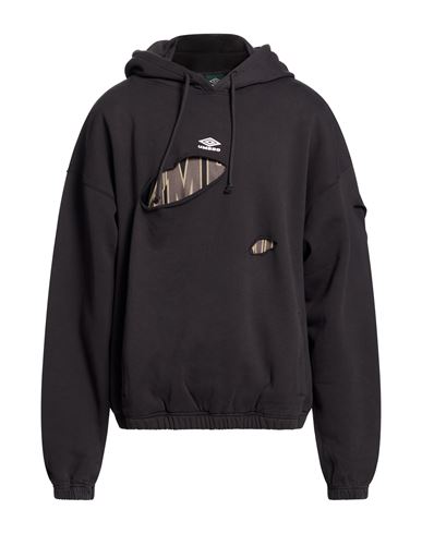 Man Sweatshirt Black Size S Cotton