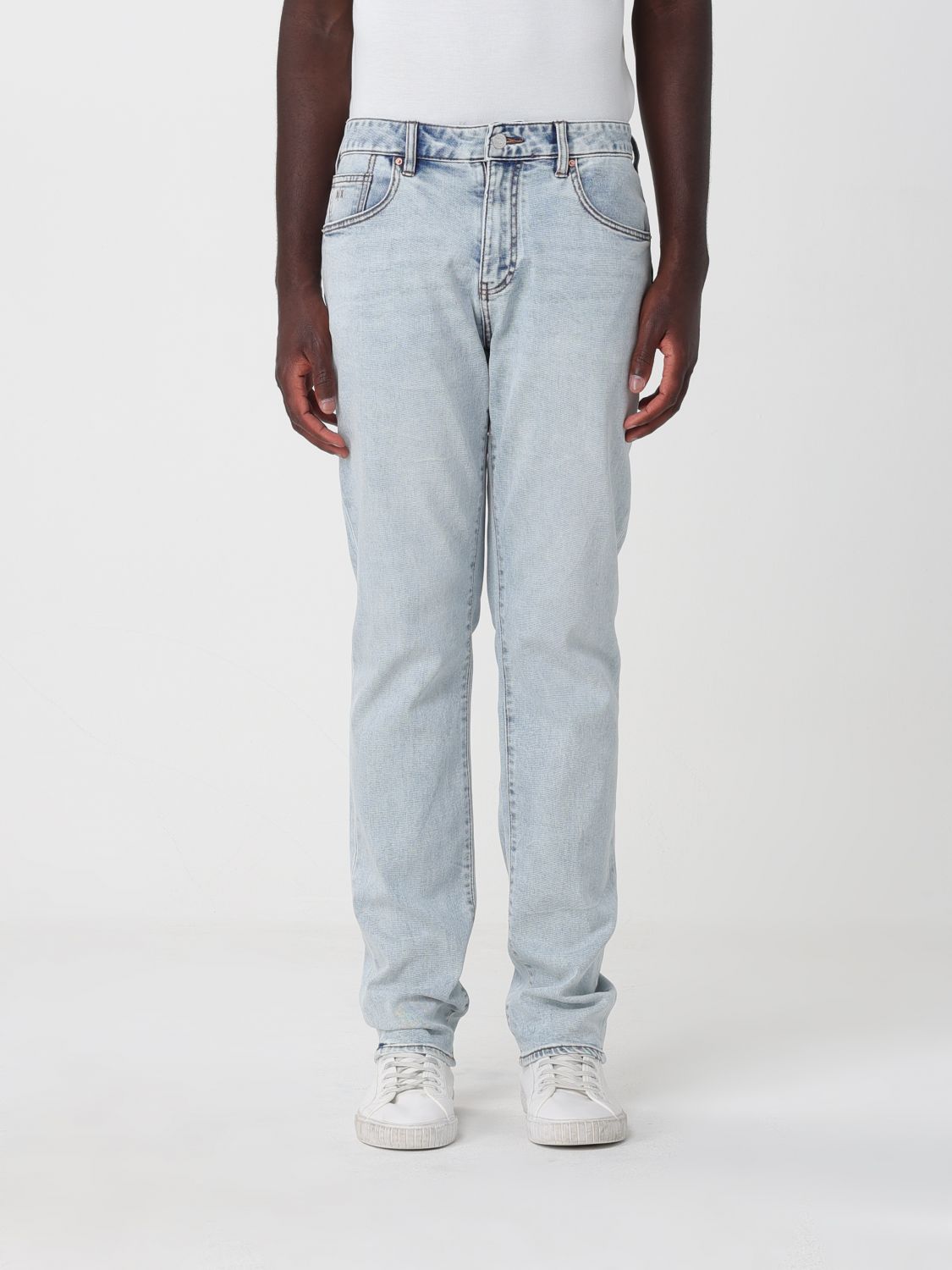 Jeans Men color Stone Washed