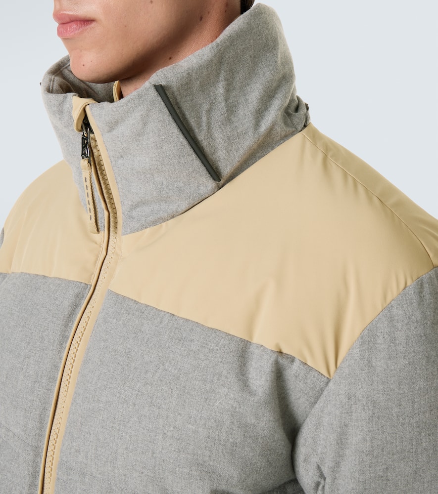 Wali hooded down ski jacket