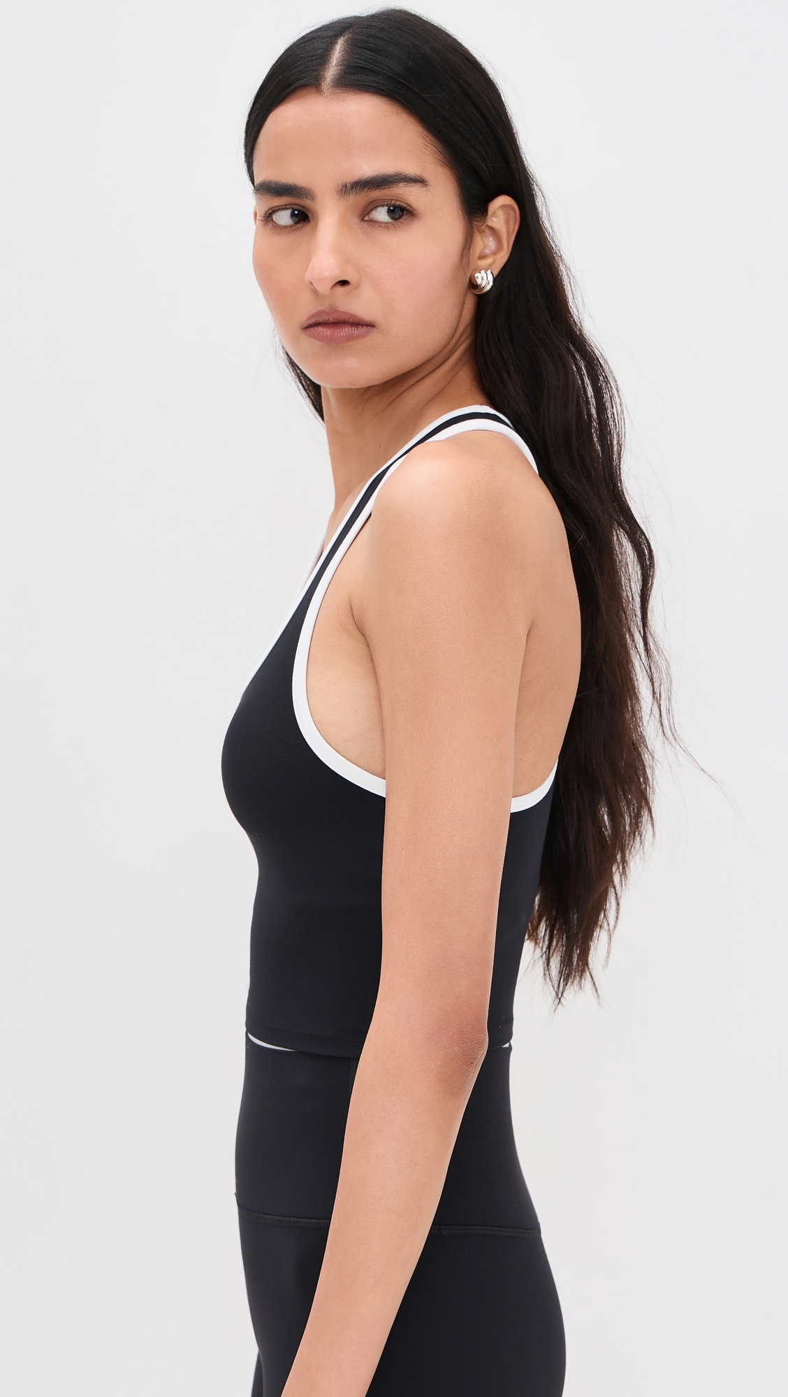 Amber Airweight Bralette Black/White