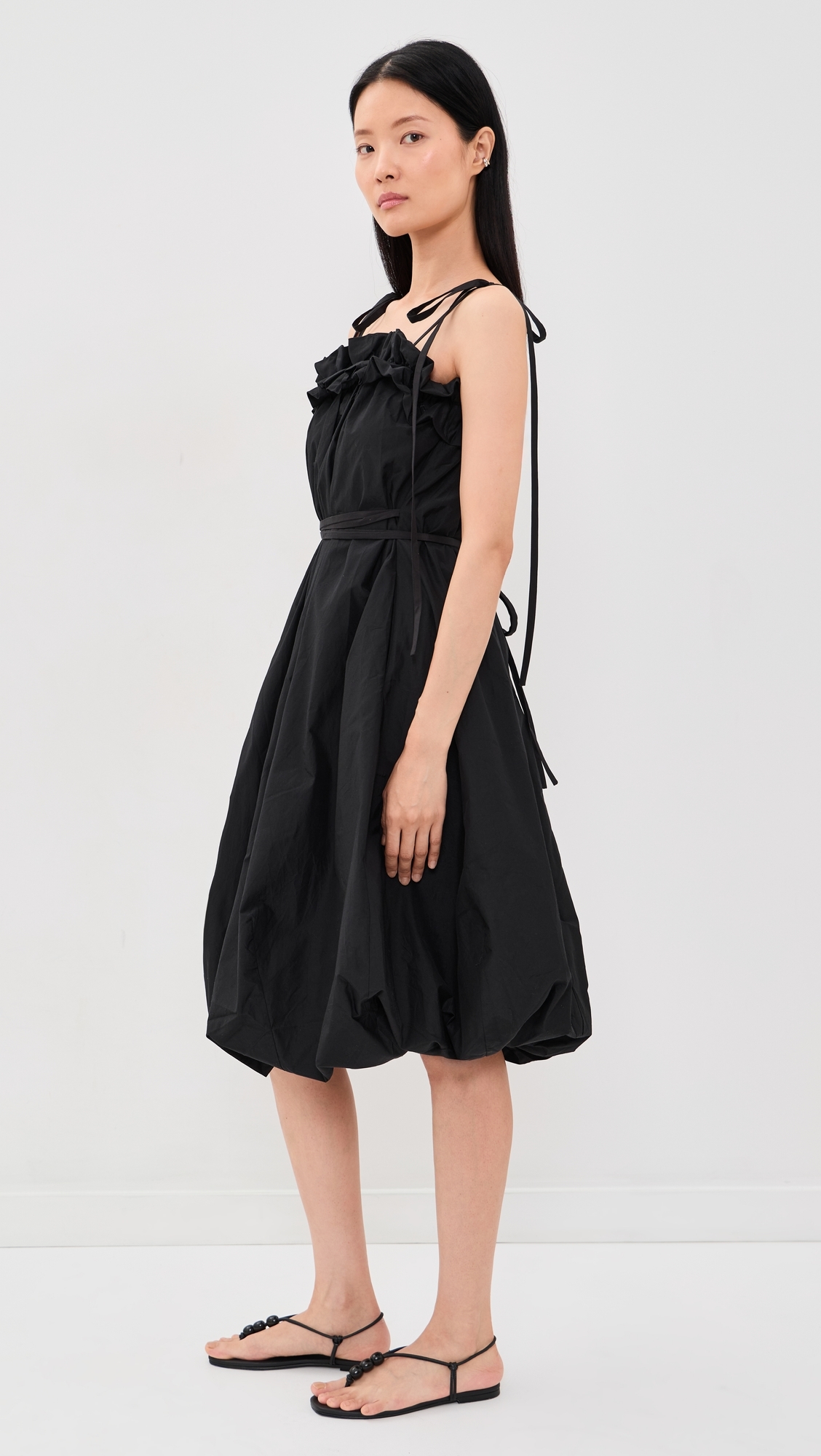 Rosie Cami Midi Dress Black