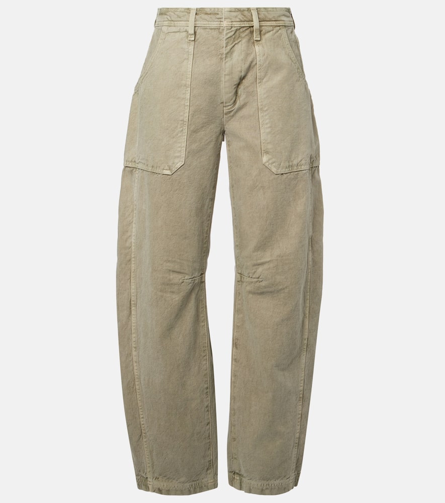 Rookie cotton barrel-leg cargo pants