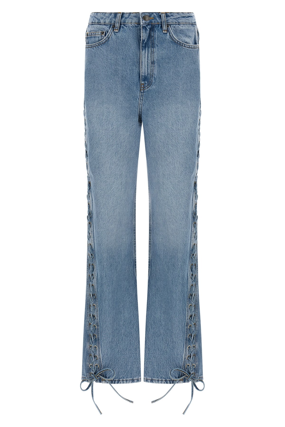 'Twisted Lacing' Jeans