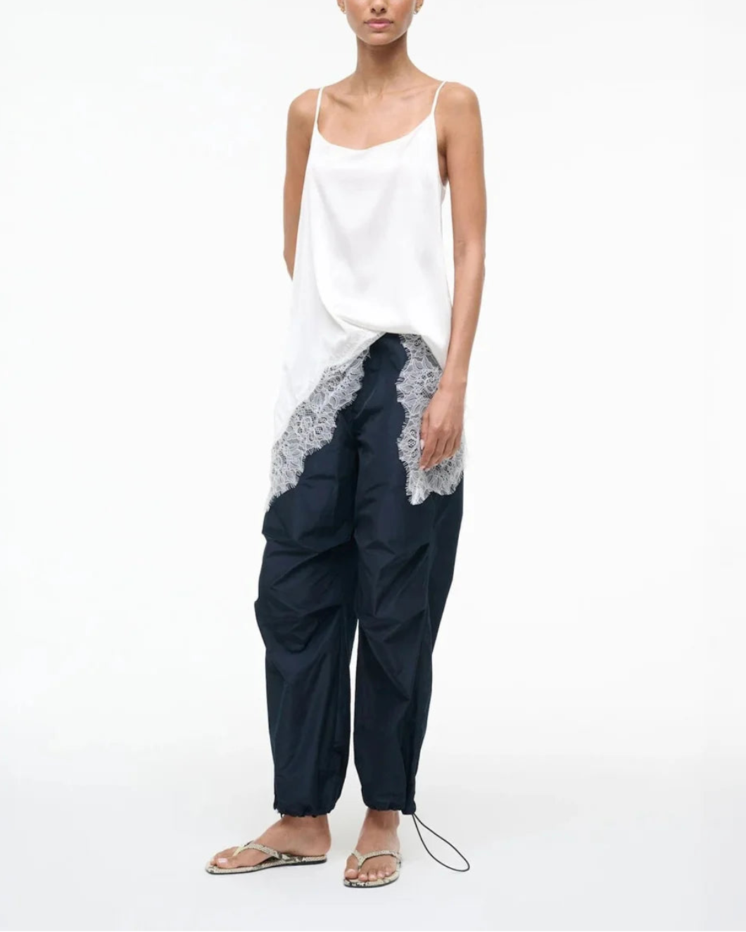 Chloe Silk Cami Ivory