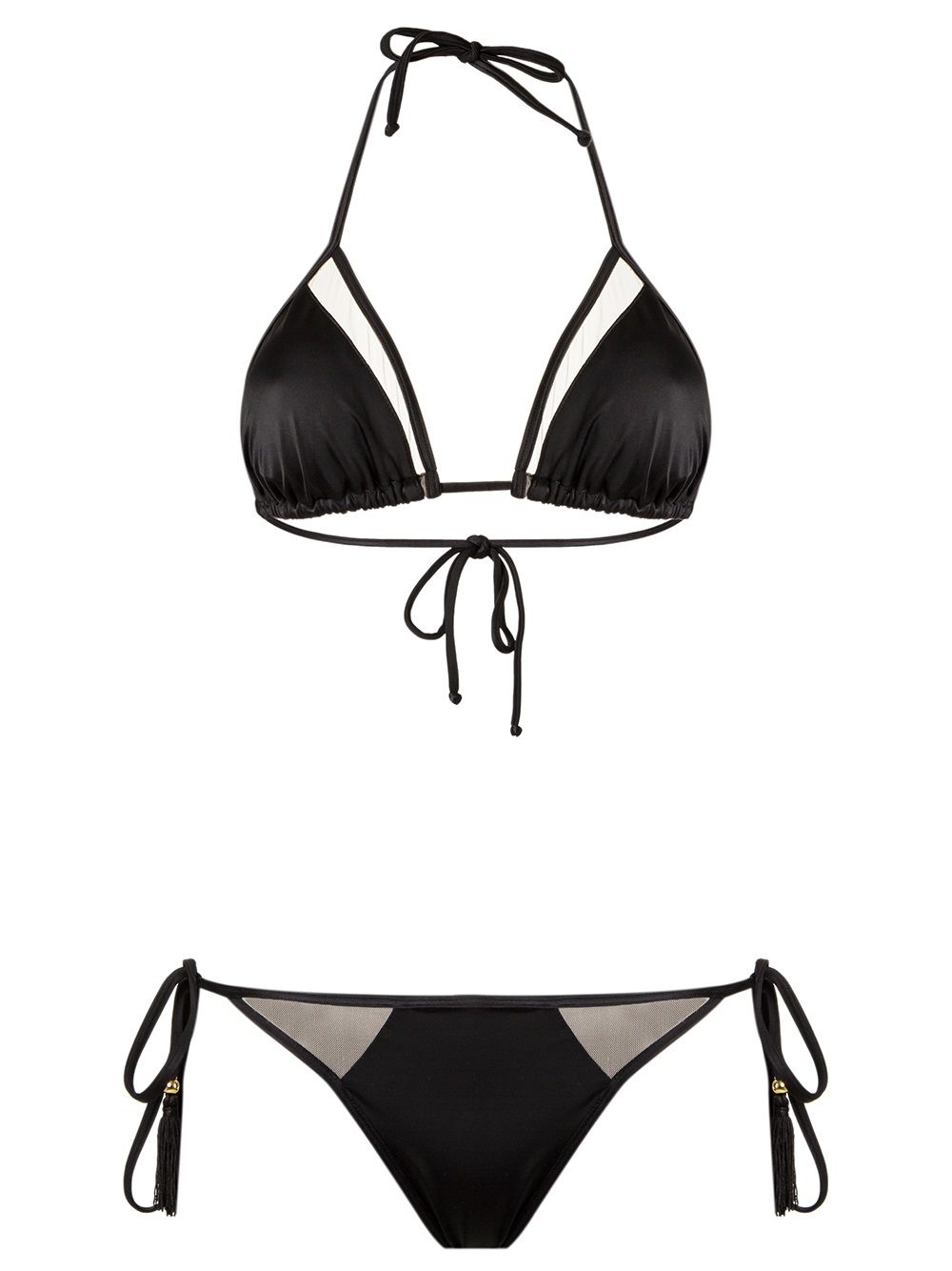 Triangle bikini set - Black
