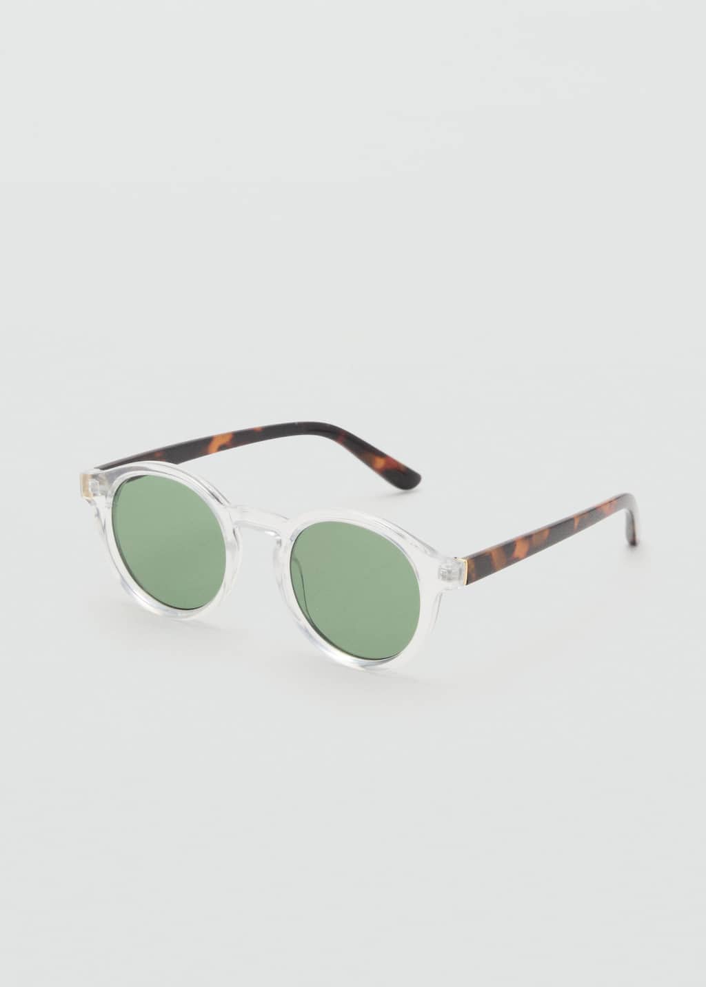 Semi-transparent frame sunglasses white - Man - One size - 