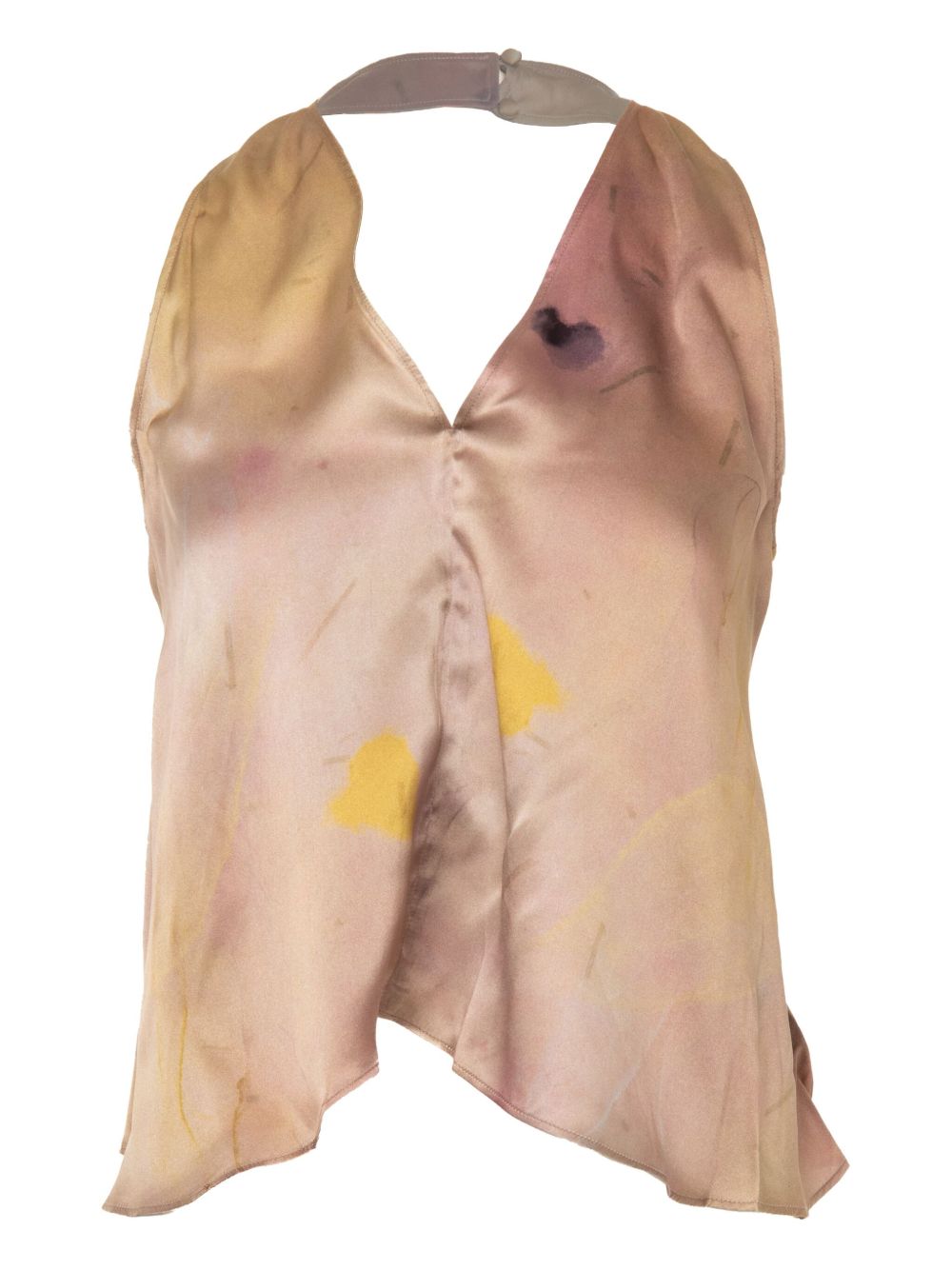 YANGKEHAN silk top - Neutrals