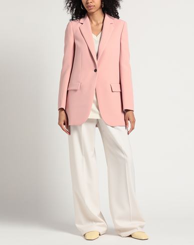 Co. go Woman Blazer Pink Size 4 Recycled polyester, Elastane, Silk
