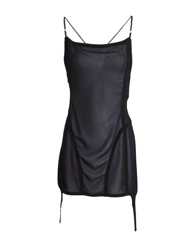 Woman Mini dress Black Size 2 Polyester