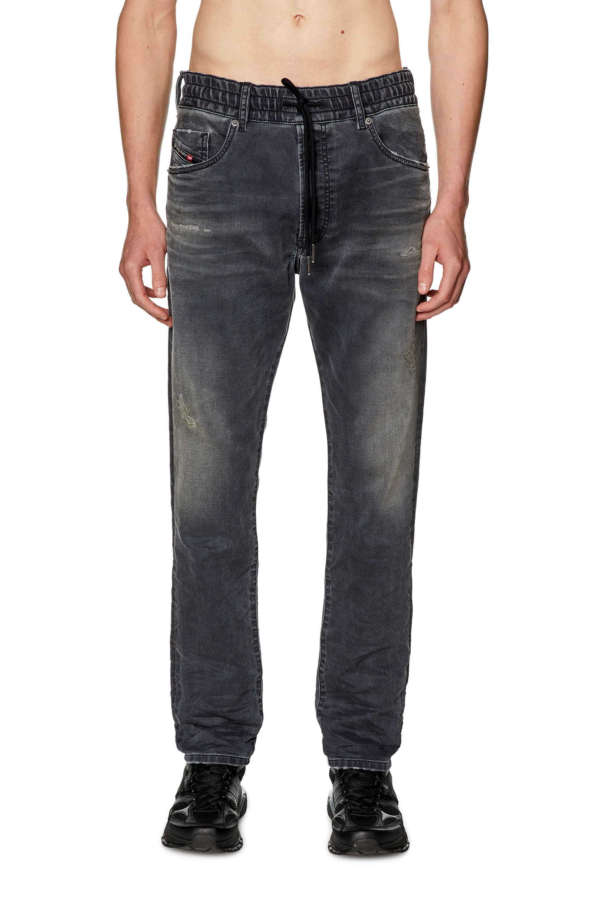 Krooley mid-rise tapered jeans - Black