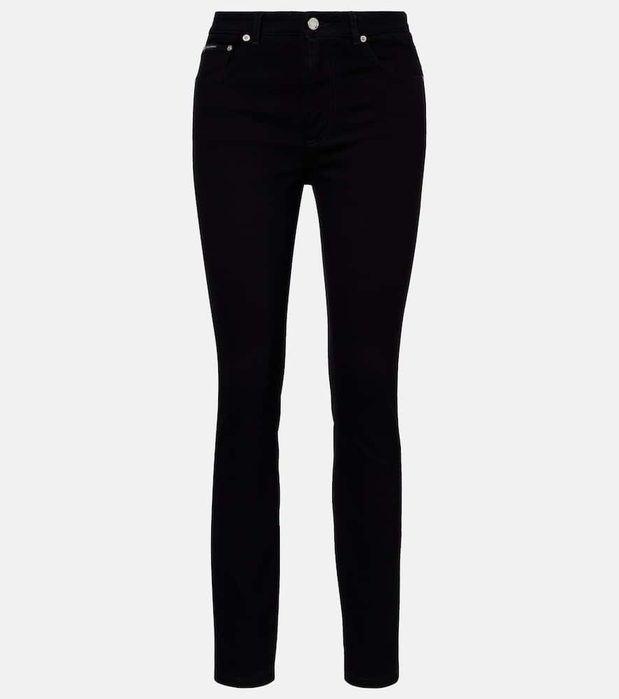 Mid-rise skinny jeans