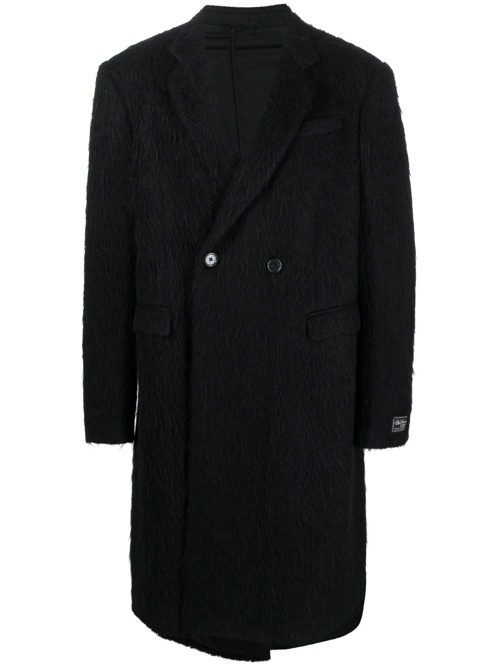 Double-breasted coat - Black