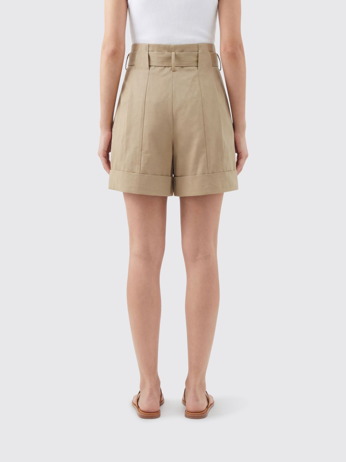 Shorts Woman color Beige