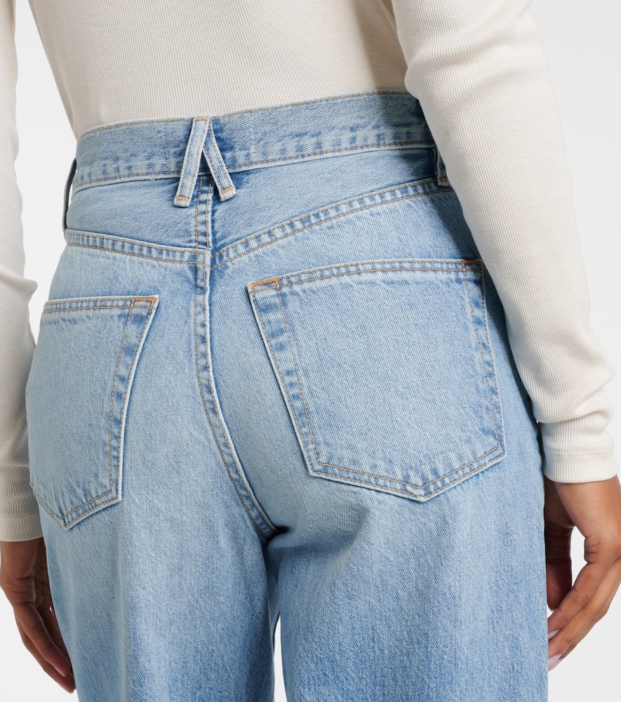 Eva high-rise wide-leg jeans