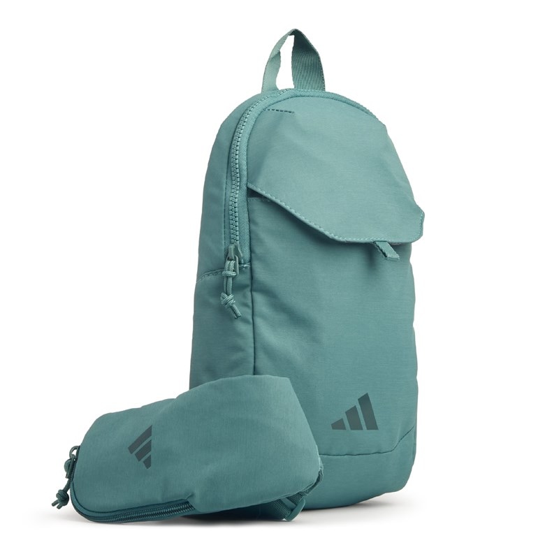 Essentials 3 Sling Crossbody Bag Shoes (Preloved Teal Green)