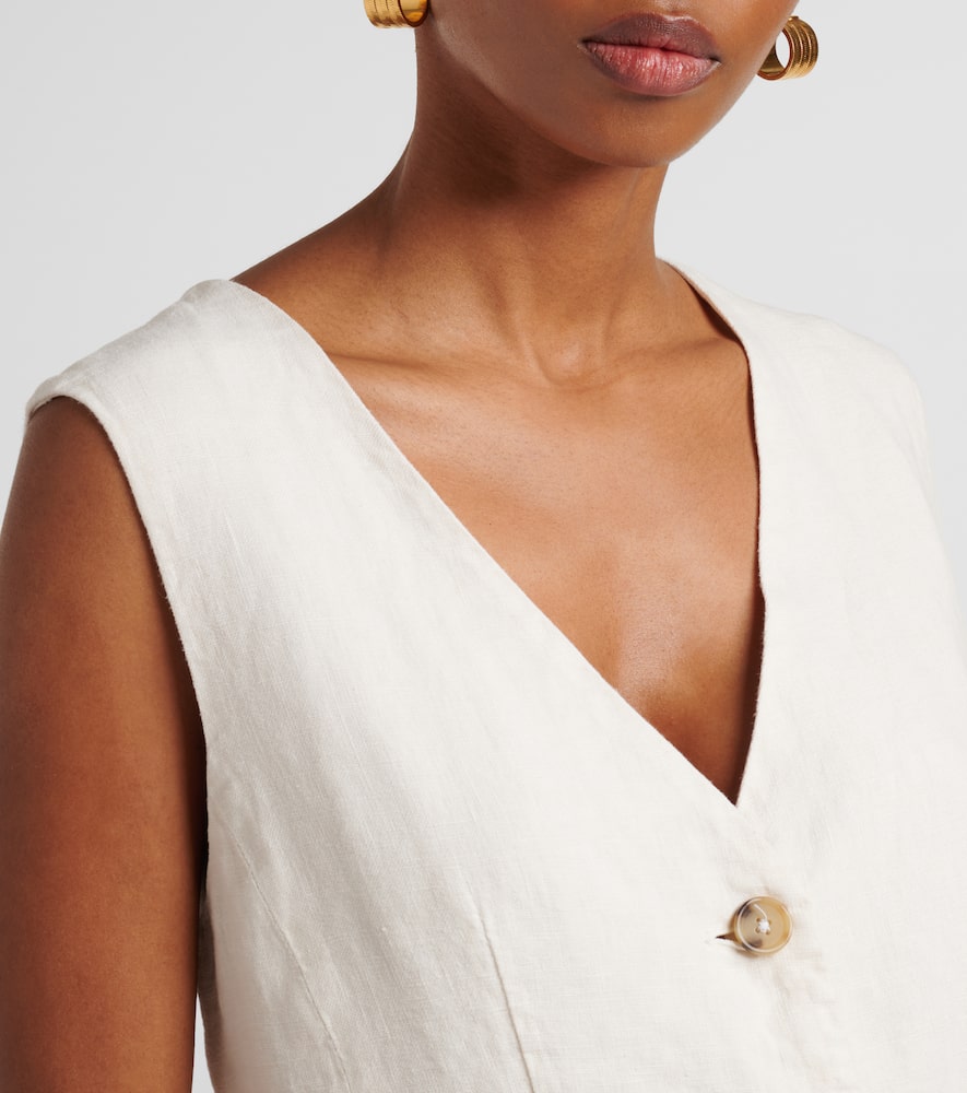 Acie linen vest