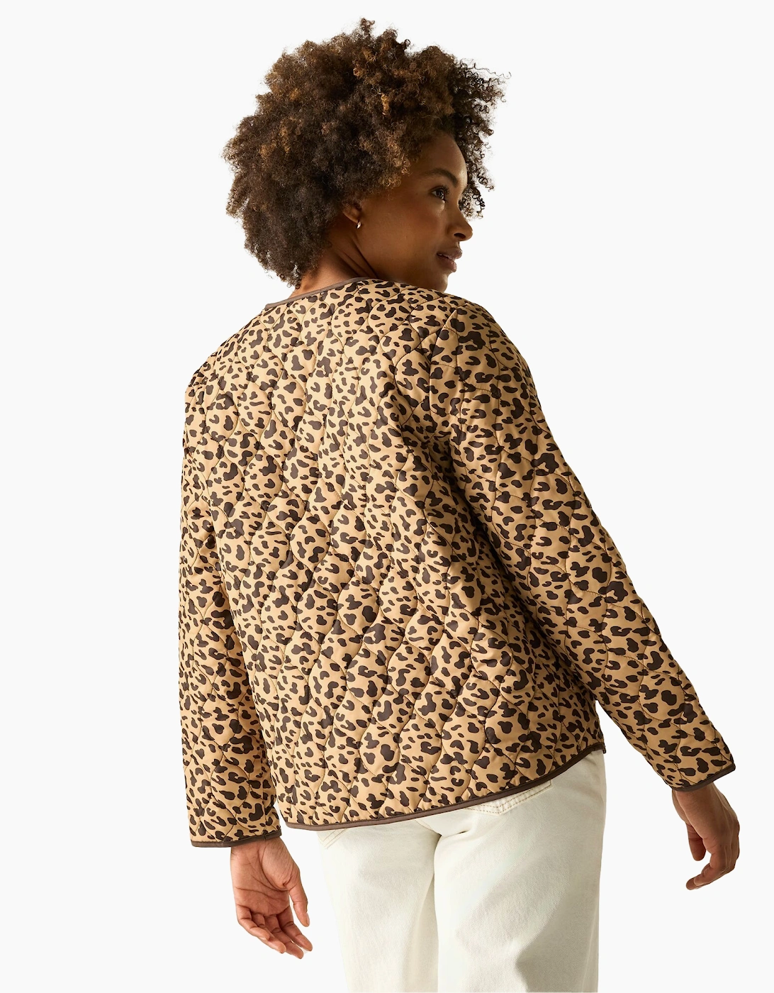 Women's Regatta Womens/Ladies Mira Leopard Print Jacket - Brown