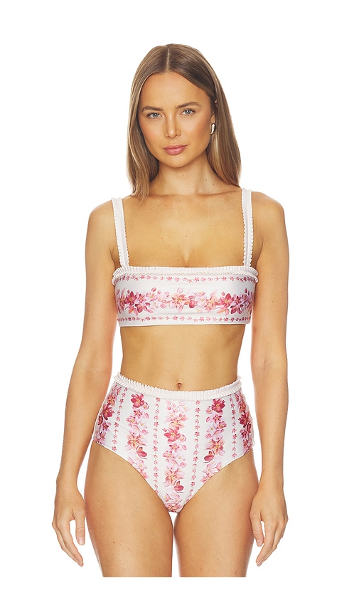 Agua by Agua Bendita Olmo Bikini Top in Cauca - Cream. L also in M