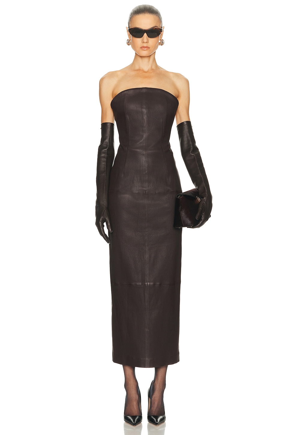 SRG Billy Dress in Chocolate. L. Also in M, S, XL