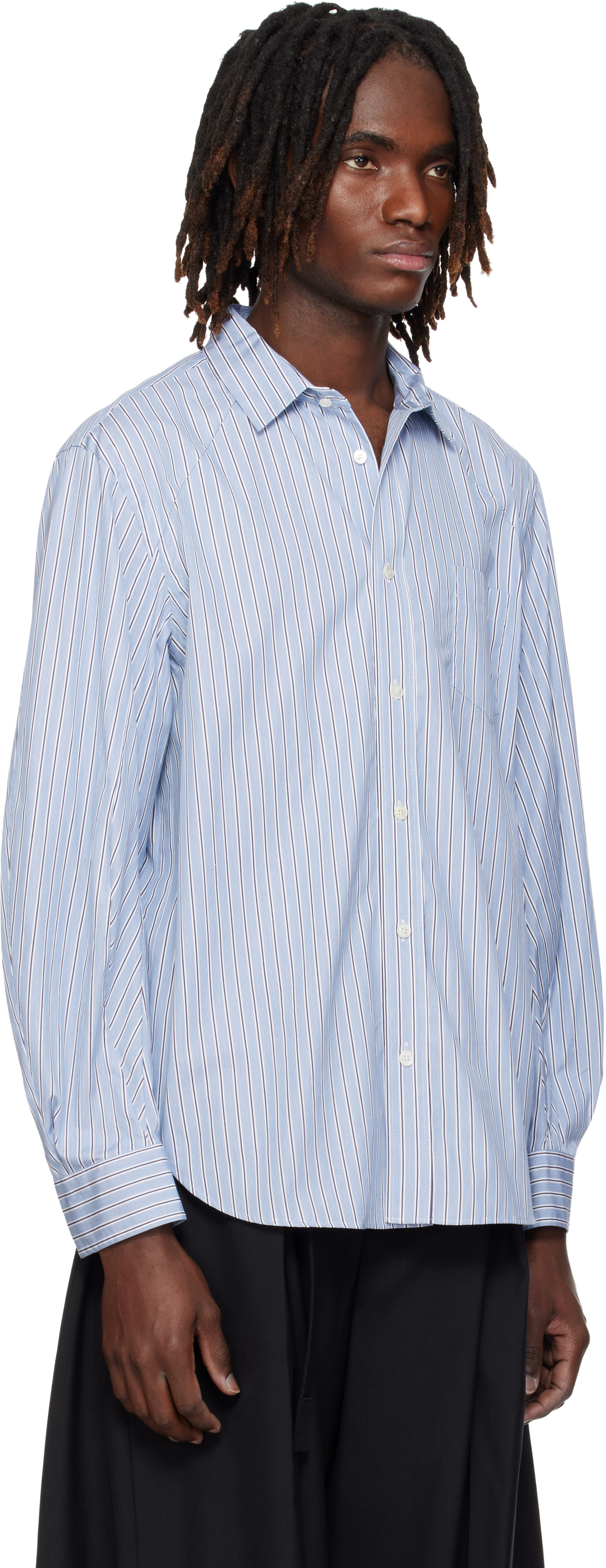 Blue Poplin Shirt