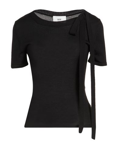Woman Sweater Black Size 1 Wool, Silk