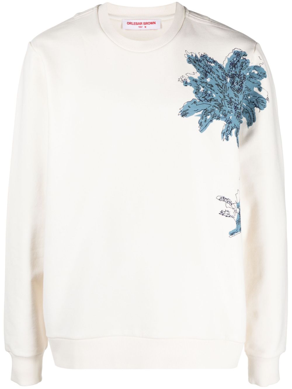 Stevenson palm tree print sweatshirt - Neutrals