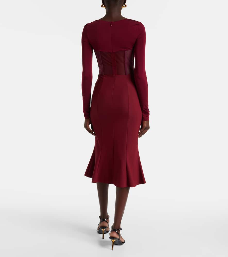 Paneled corset dress