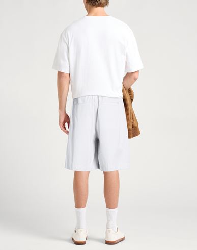 Man Shorts & Bermuda Shorts White Size 30 Cotton