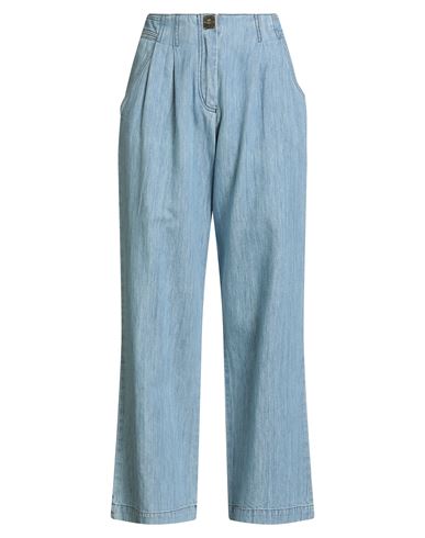 Woman Jeans Blue Size 31 Organic cotton, Cotton, Linen