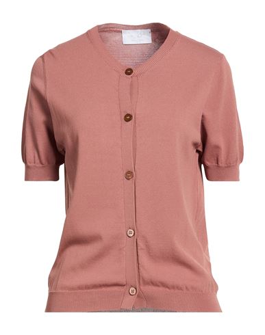 Collezione N_01 Woman Cardigan Brown Size M Viscose, Polyamide