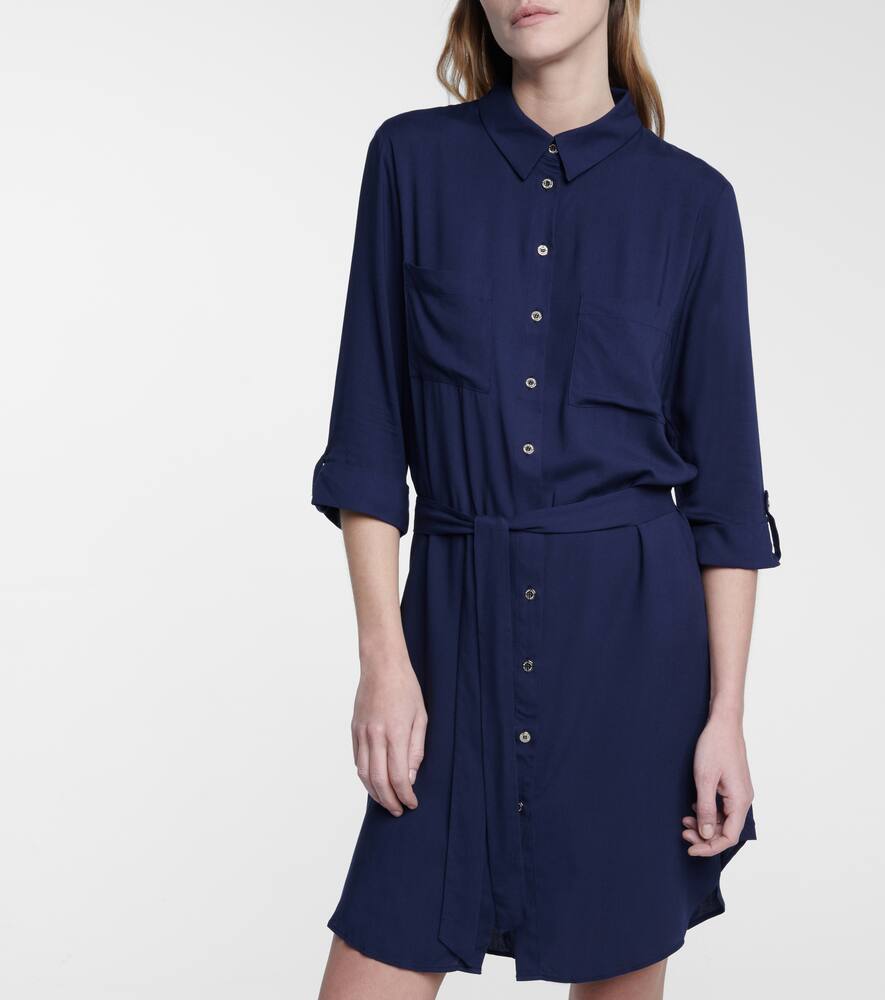 Core button-down shirt dress