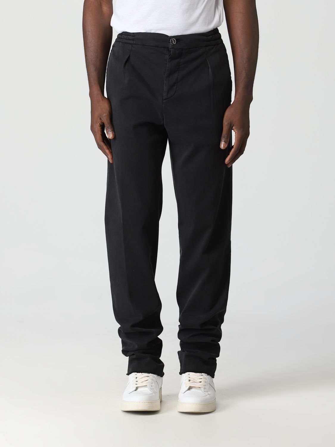 Pants Men color Black