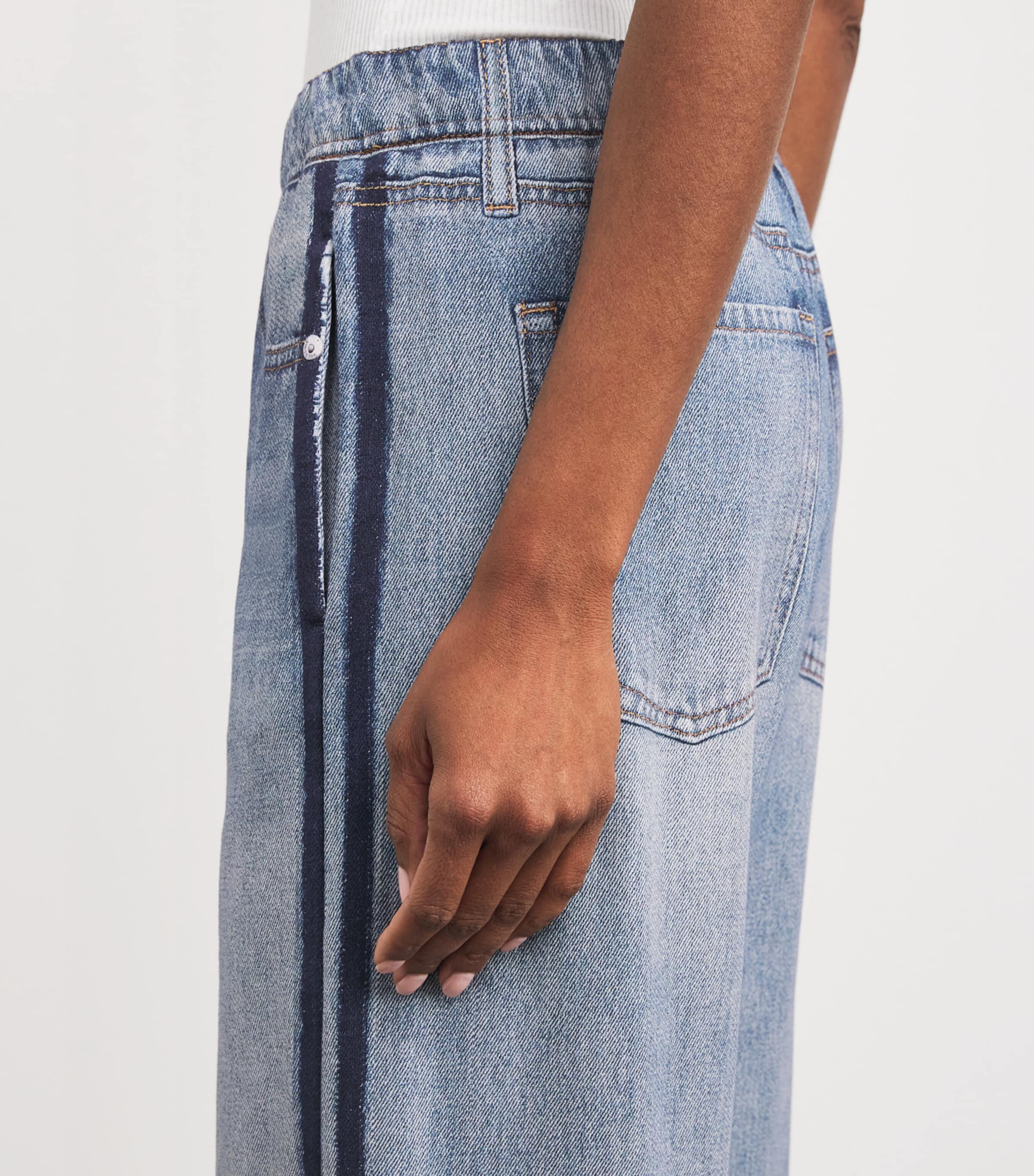 Rag & Bone Denim-Effect Miramar Sweatpants
